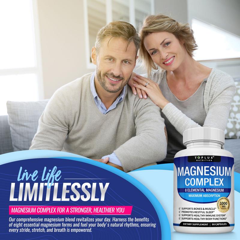 Toplux Magnesium Complex – 8 Elemental Magnesium