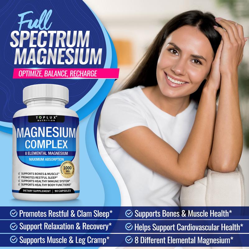 Toplux Magnesium Complex – 8 Elemental Magnesium