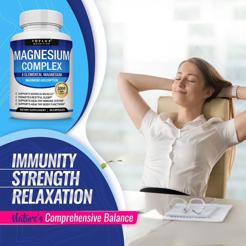 Toplux Magnesium Complex – 8 Elemental Magnesium
